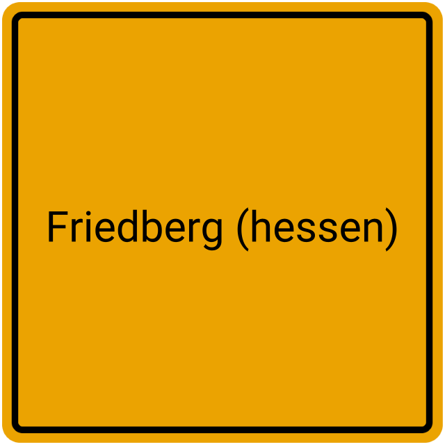 Meldebestätigung Friedberg (Hessen)